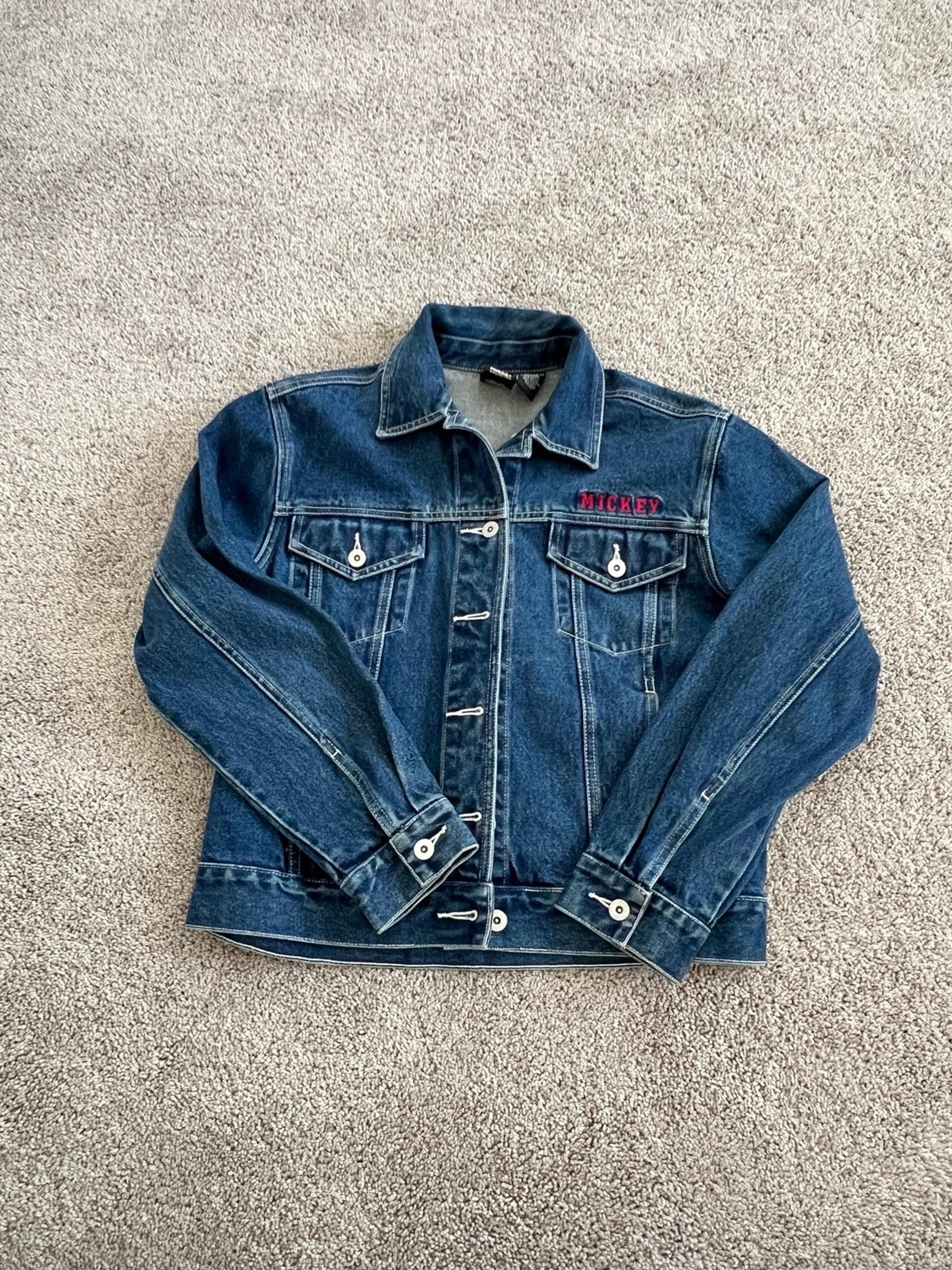 Vintage Mickey Unlimited denim Jacket Size,M