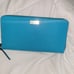 Turquoise Kate Spade Zip-Around Wallet