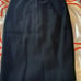 Chanel black wool skirt