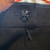 Chanel black wool skirt