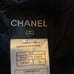 Chanel black wool skirt