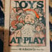 Antique 1914 Toys at Play Paperback Childrens Book W&A Bacon Co. Boston