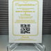 Marvin Harrison Jr (RC) CJ Stroud 2024 Keepsake Dual Gem Patch Relic 1/99