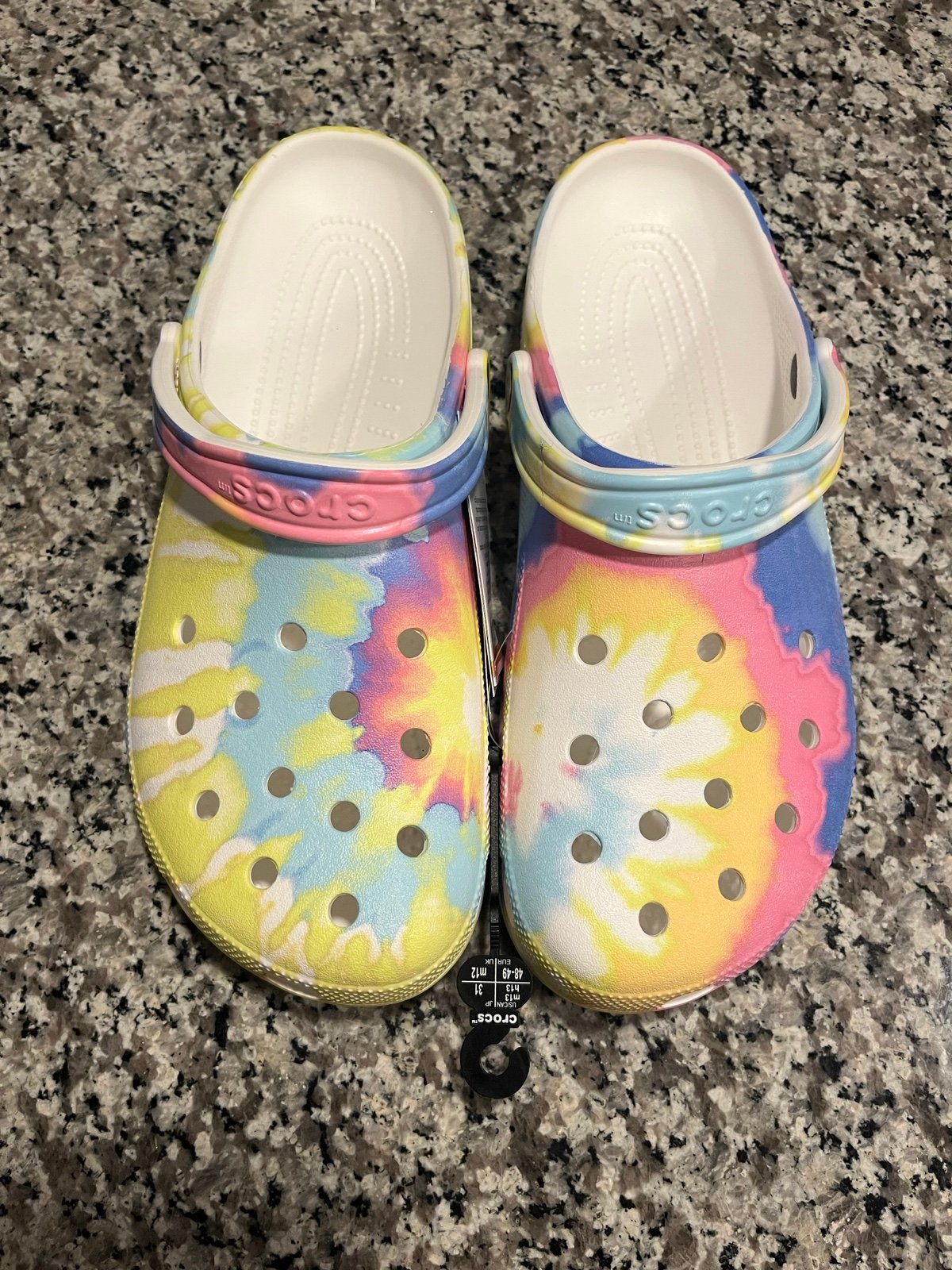 New! US Men’s size 13 classic tie dye clog crocs