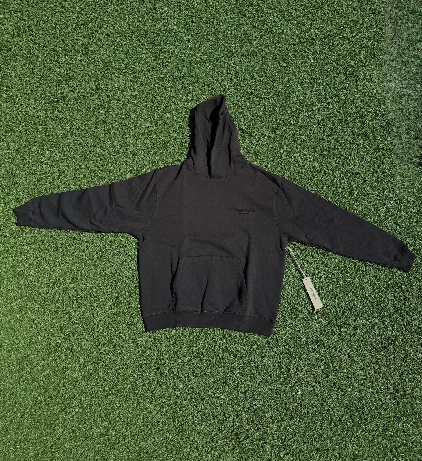 Black Essentials Hoodie