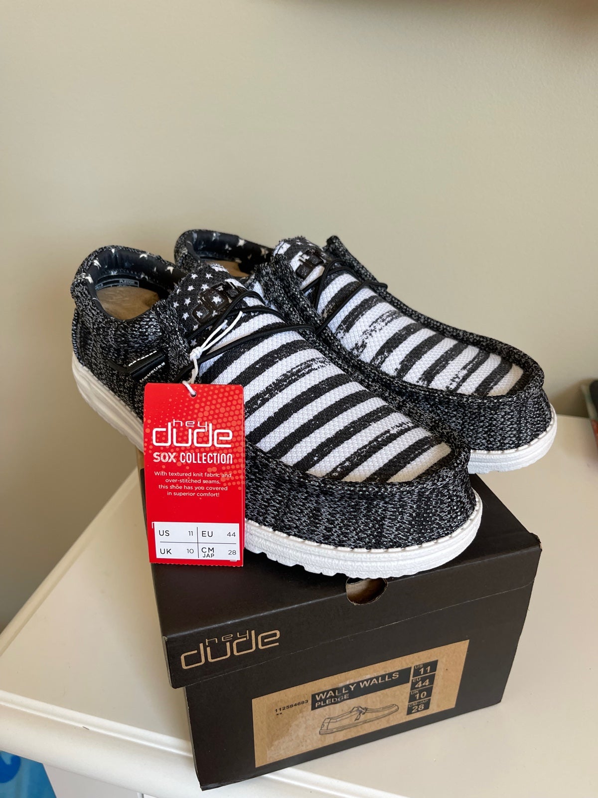Hey Dude Shoes Wally Walls Pledge Buckle Exclusive Mens Size 11
