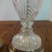 Crystal table lamp Hollywood Regency MCM