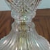 Crystal table lamp Hollywood Regency MCM