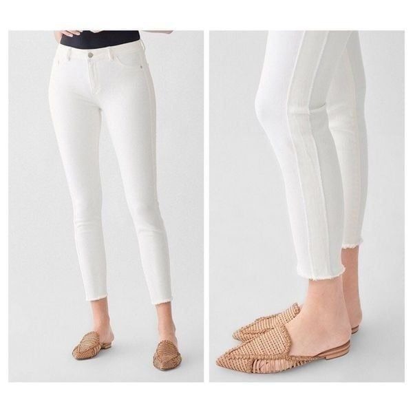 DL1961 Florence Crop Mid Rise Instasculpt Skinny Burrwood Jeans