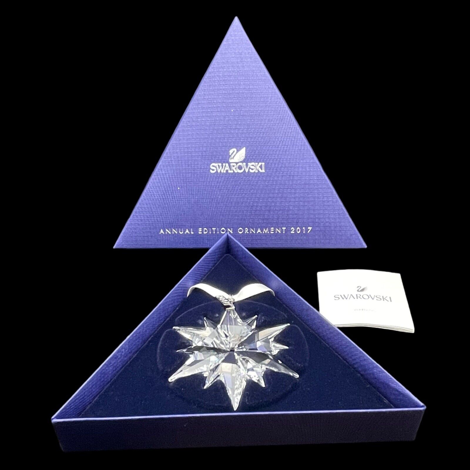 Swarovski Crystal 2017 Large Annual Edition Star Snowflake Ornament 5257589