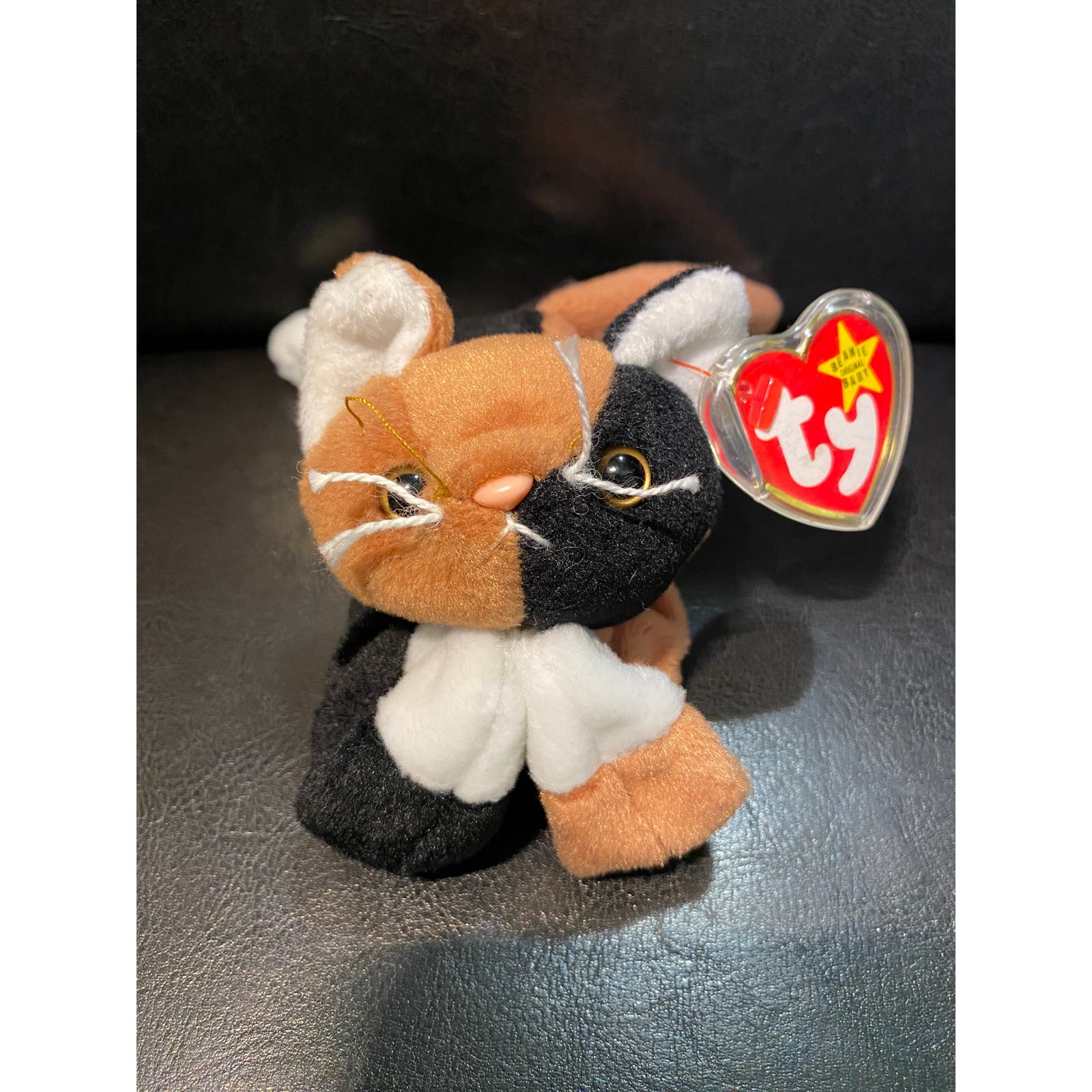 Ultra RARE Ty Beanie Baby Chip w/ THIRD EAR & TAG ERRORS! Double tush tag!