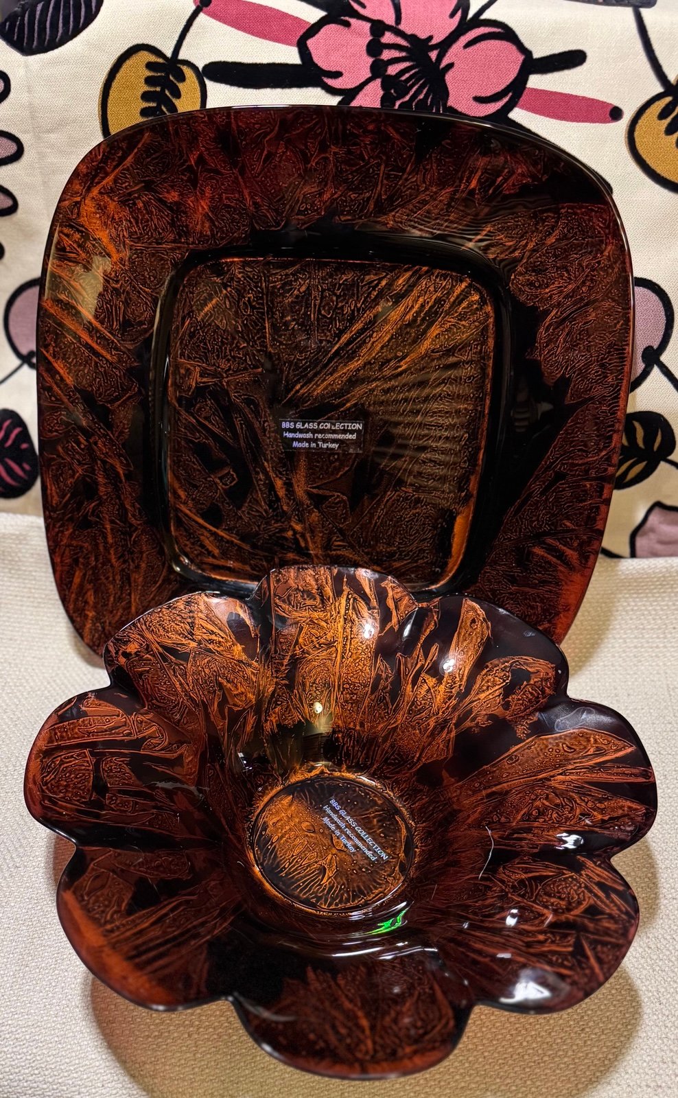 BBS Glass Collection Home Decor Set
