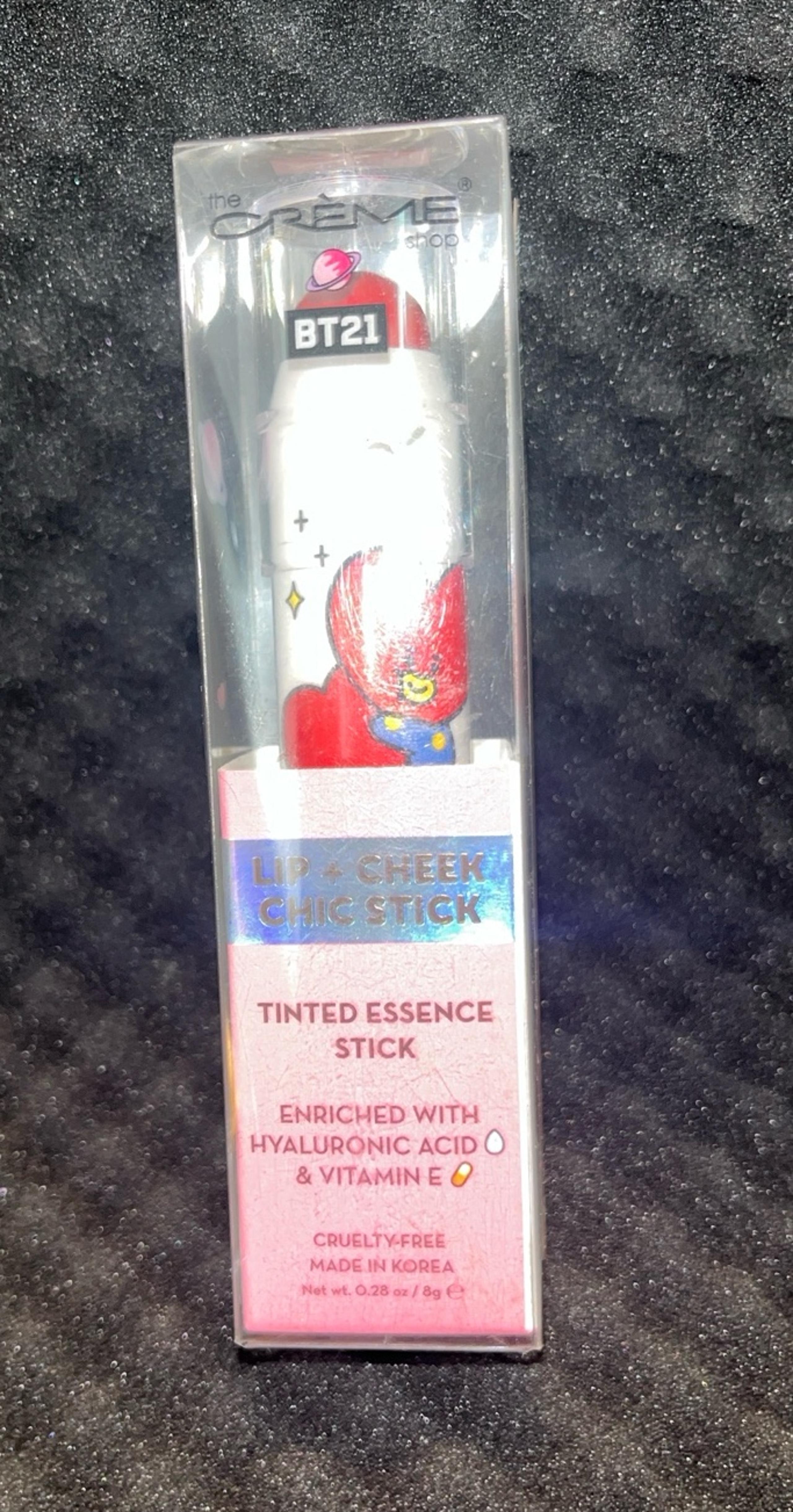 The Crème Shop Lip + Cheek Chic Stick | Tinted Essence Stick k-pop red