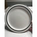 Dansk Bistro Christianshavn Blue Striped Rim 8.5” Luncheon Salad Plates 4pc