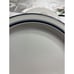 Dansk Bistro Christianshavn Blue Striped Rim 8.5” Luncheon Salad Plates 4pc