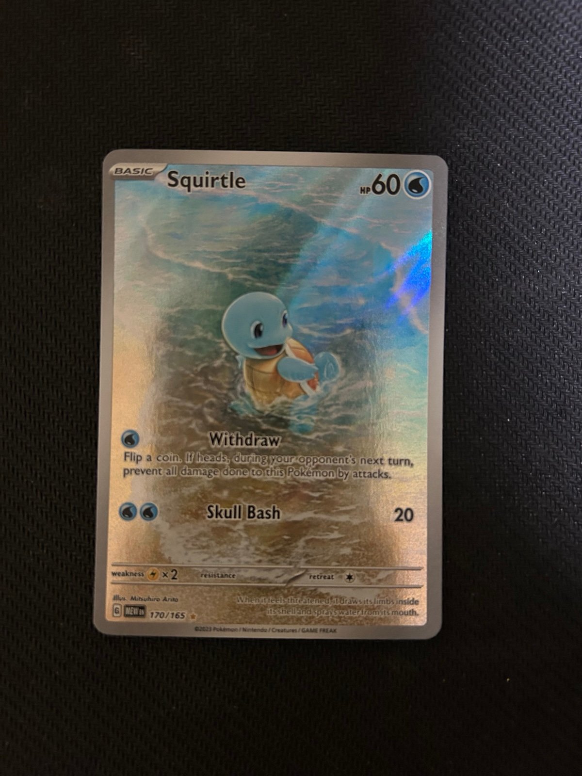 Squirtle 170 Illustration Rare Pokemon card