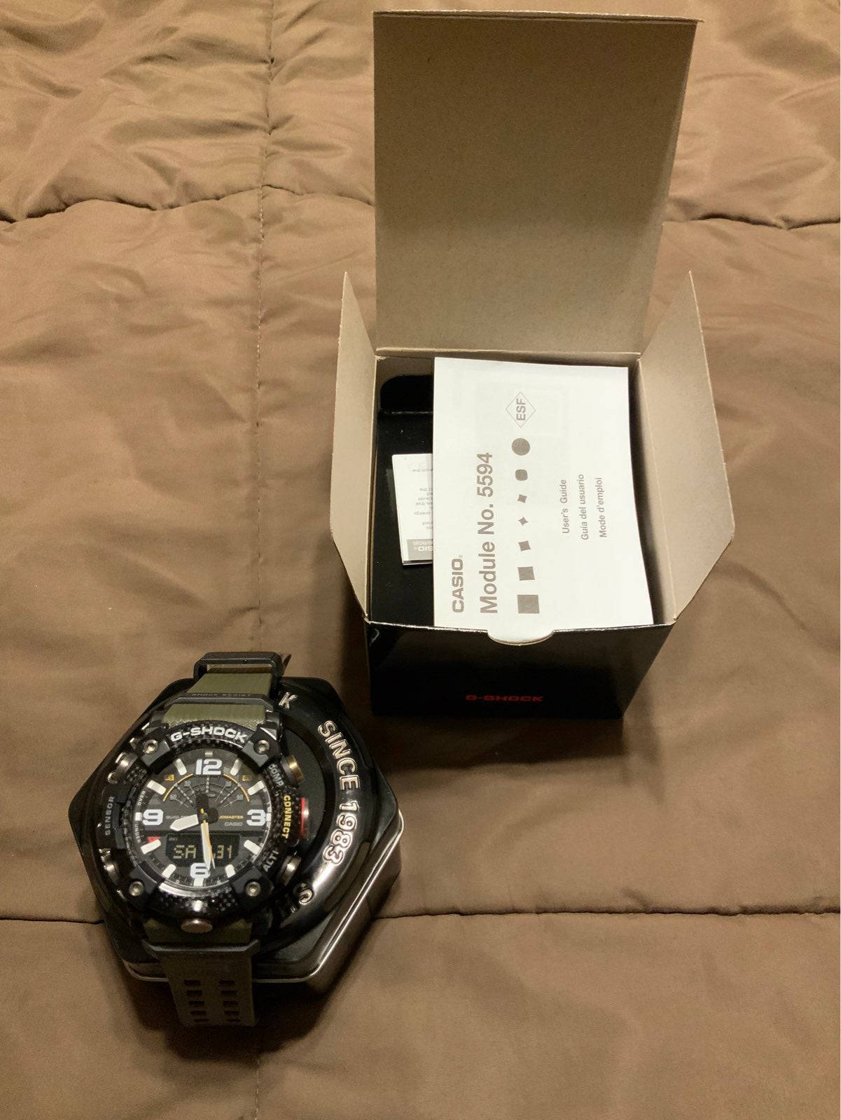 G-shock GGB100-1A3 Mudmaster Master of G Watch in Green