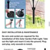 LED Outdoor Solar Sensor （6 Lights ）