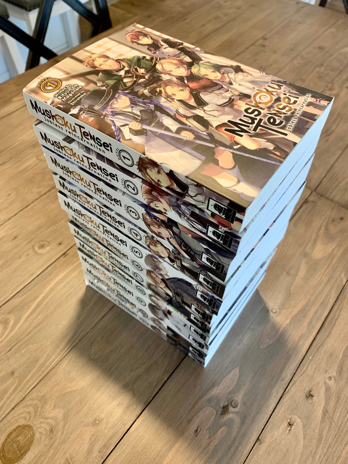 Mushoku Tensei, manga light novel lot, 1-11, cheapest English,