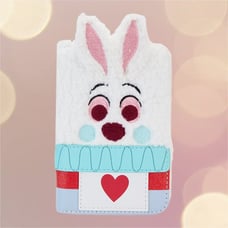 NEW Loungefly - Disney Alice In Wonderland White Rabbit Cosplay Zip Wallet