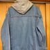 Bershka Hooded Denim Jacket