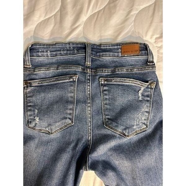 Judy Blue Jeans Size 2 Inseam 28 inches Skinny with 8.5 Blowfish Shoes