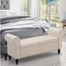 modern storage ottoman bench with armrest buttons tufted bed bench living room b