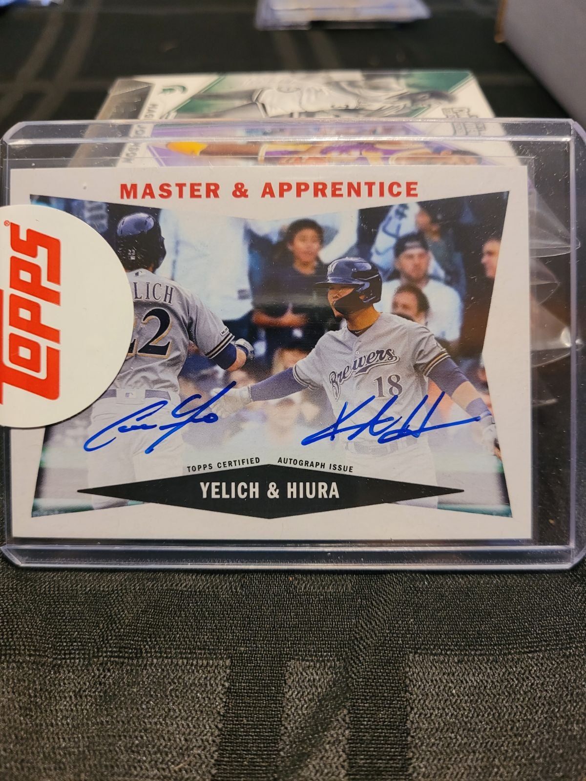 Topps yelich & hiura auto /50