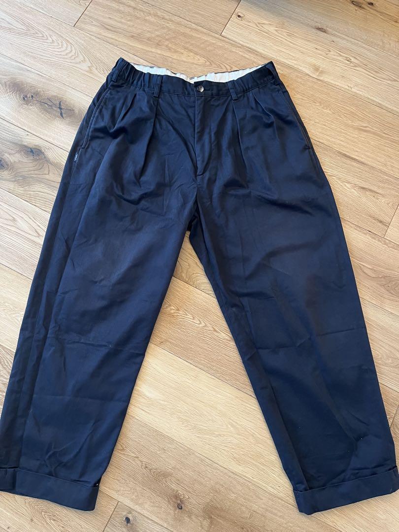 TapWater(タップウォーター) / Cotton Chino Tuck Trousers