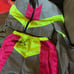 Holographic track suit