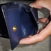 Burberry Navy Leather Wallet