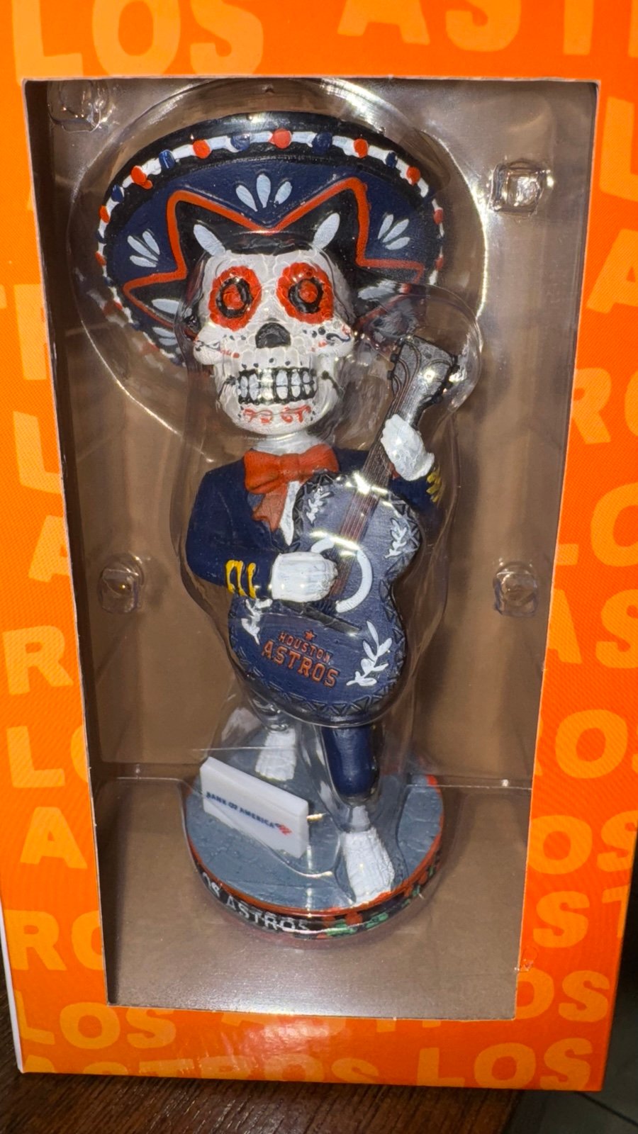 Los astros skull bobblehead