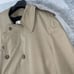 VINTAGE LONDON FOG MAINCOATS USA MEN'S TAN DOUBLE BREASTED TIE LINED COAT 42L