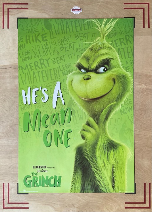 Dr. Seuss The Grinch Reproduction U.K. Import Poster 24 X 36