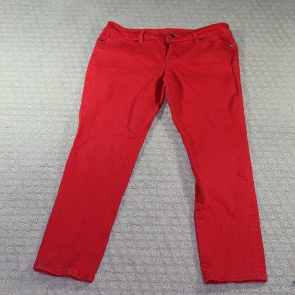 The Limited Denim Red 678 Tapered Jeans