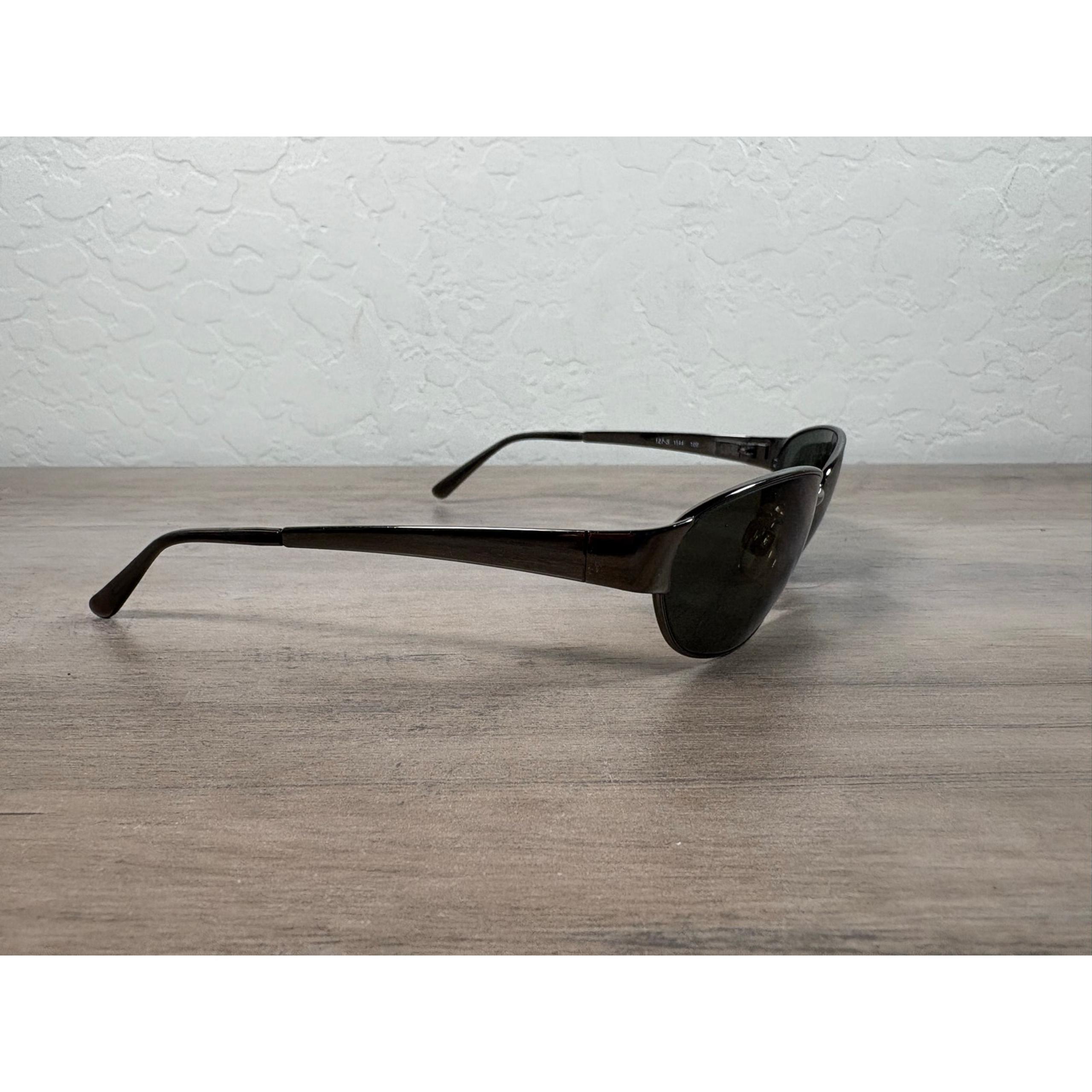 Emporio Armani 127-S 1144 120 Men's Black Frame Sunglasses- Made in Italy- EUC