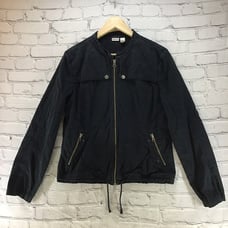 Rubbish Black Jacket Womens Sz XL Full Zip Drawstring Hem