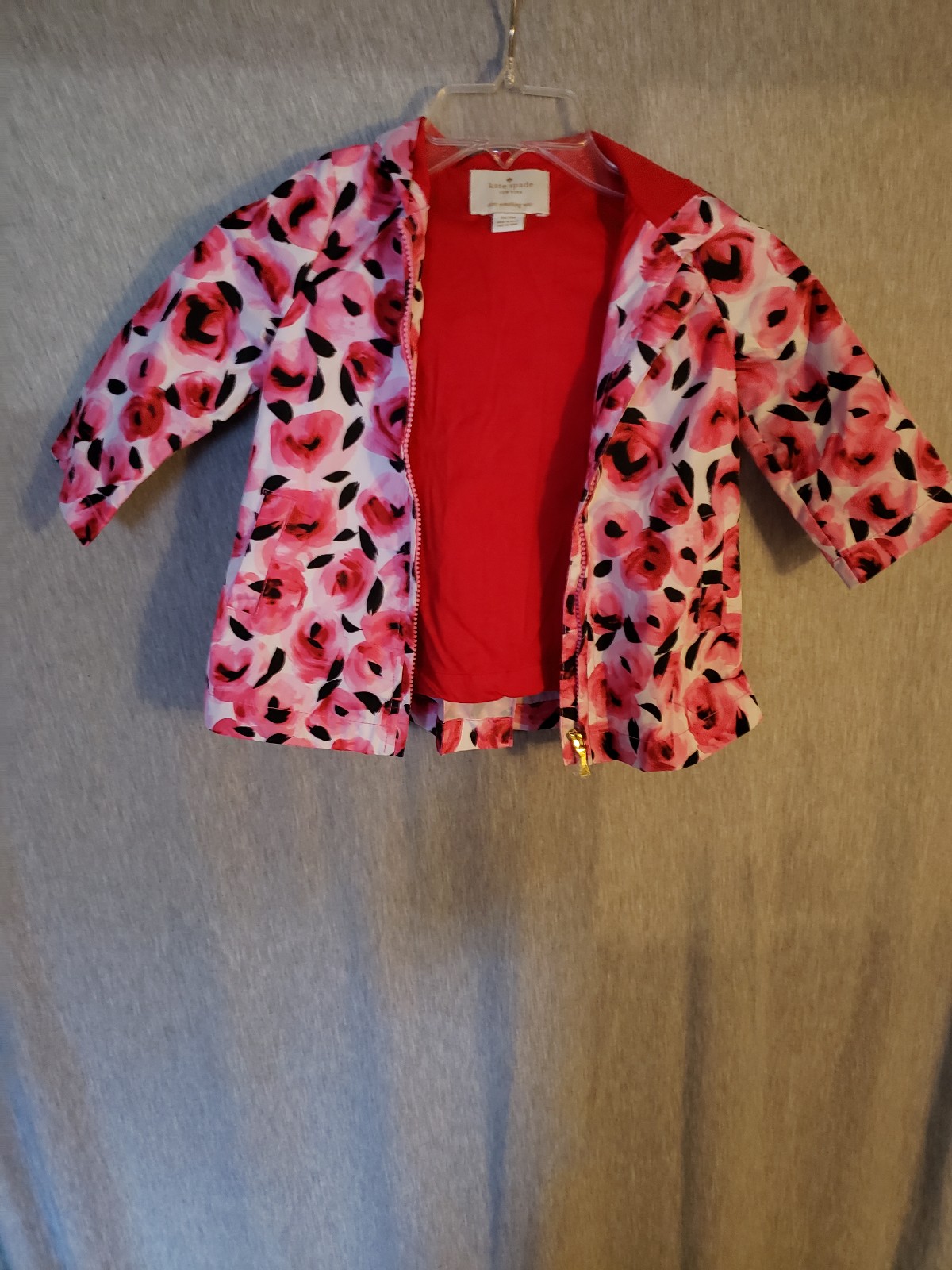 Toddler pink Kate Spade jacket size 6-18 months.