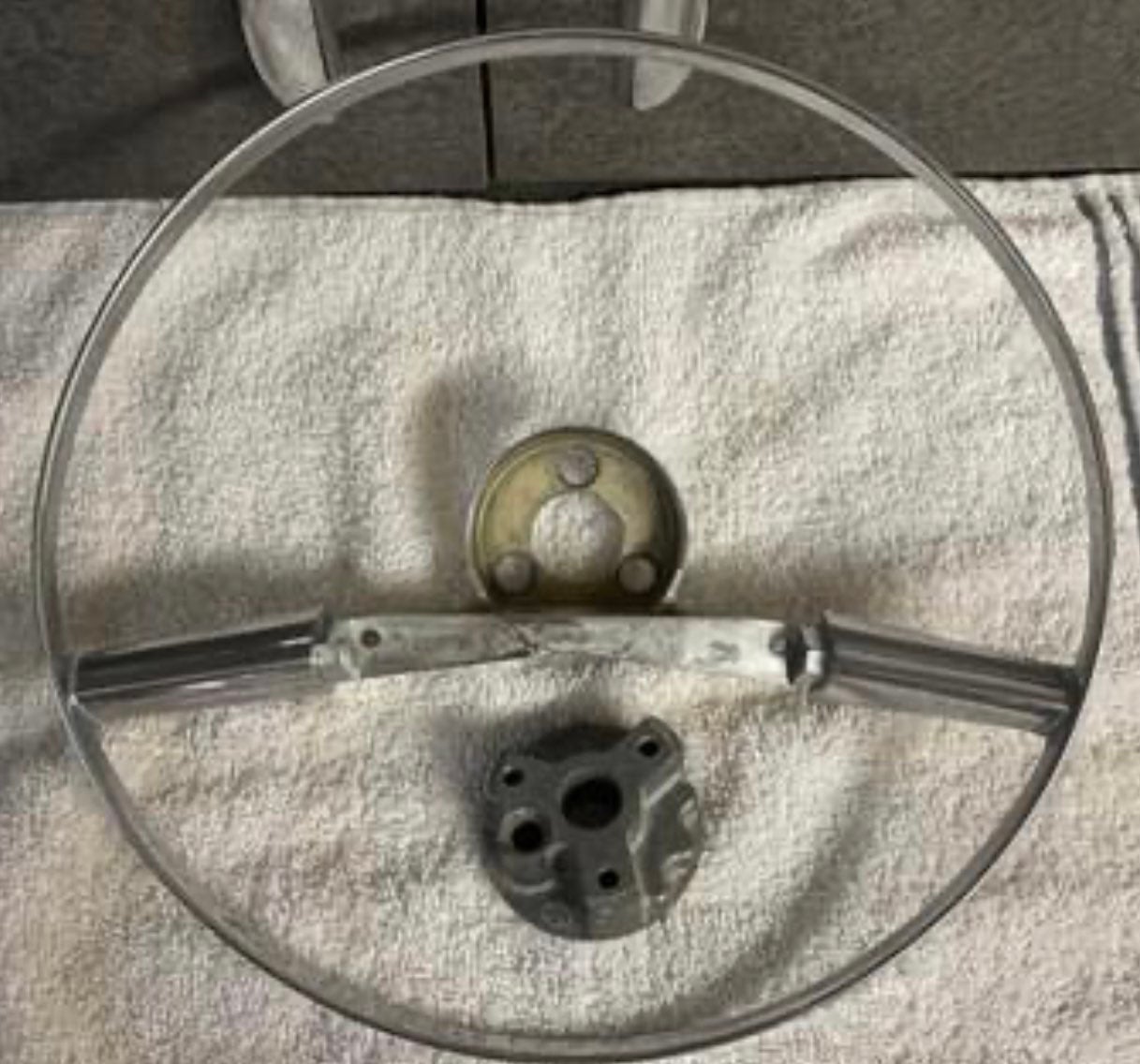 1957 chevy Original horn ring assembly