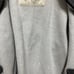 Abercrombie & Fitch Heavyweight Fleece Zip Gray Varsity Distressed Sweatshirt