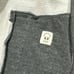 Abercrombie & Fitch Heavyweight Fleece Zip Gray Varsity Distressed Sweatshirt