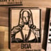 One piece anime wood trading cards