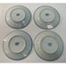 Vintage Jingdezhen China Porcelain Rice Eye Blue White Chrysanthemum Dish Set