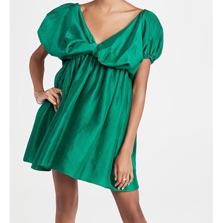 NWT AZEEZA emerald green Dolly dress