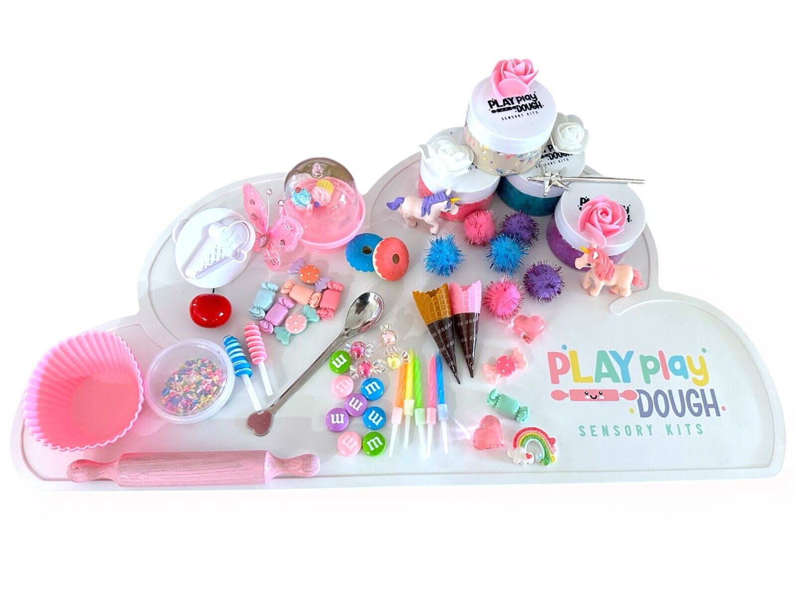 Playdough Sensory Kit Ice Cream Set