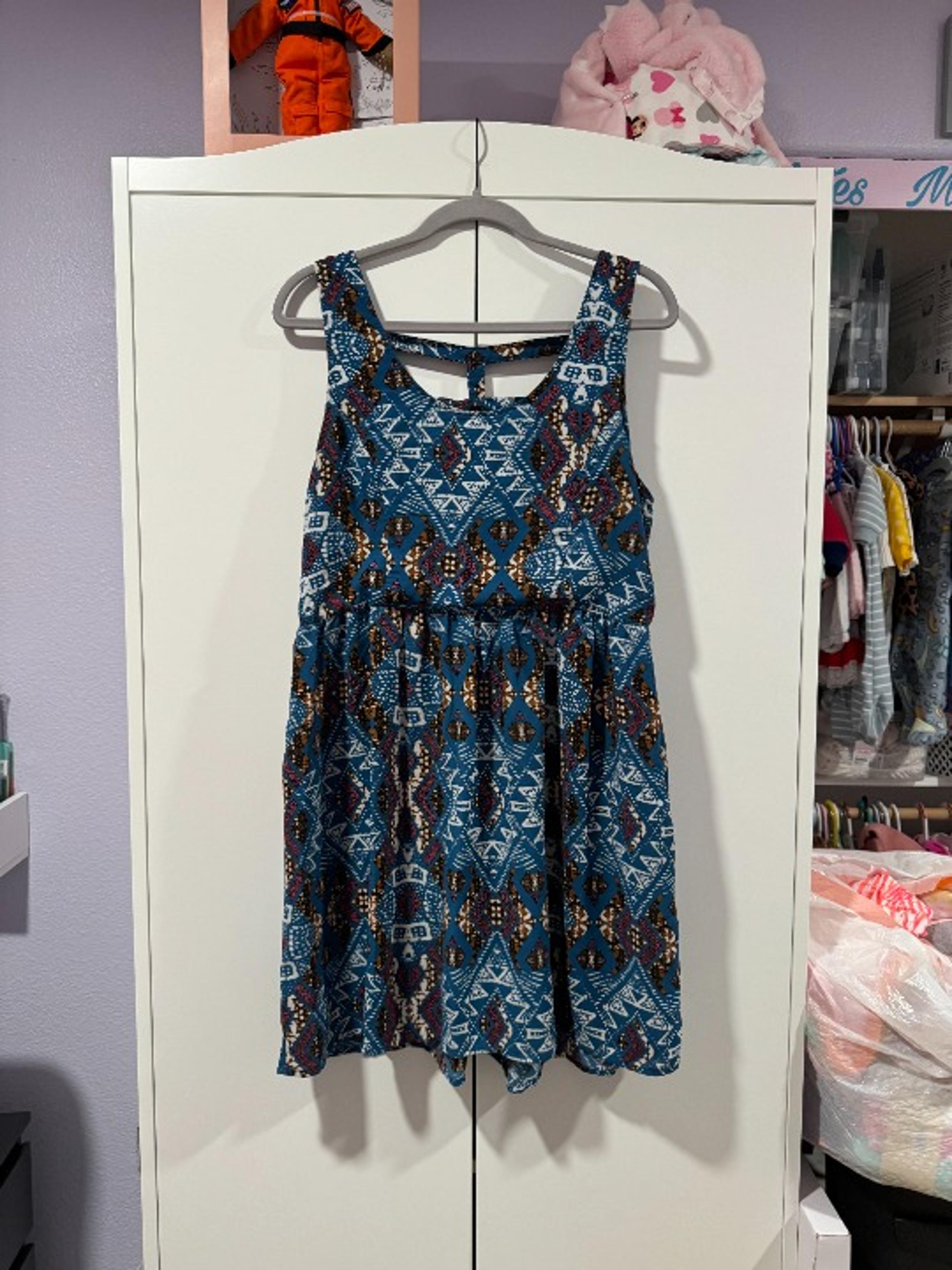 Xhilaration Blue Tank Top Dress Women Size XL