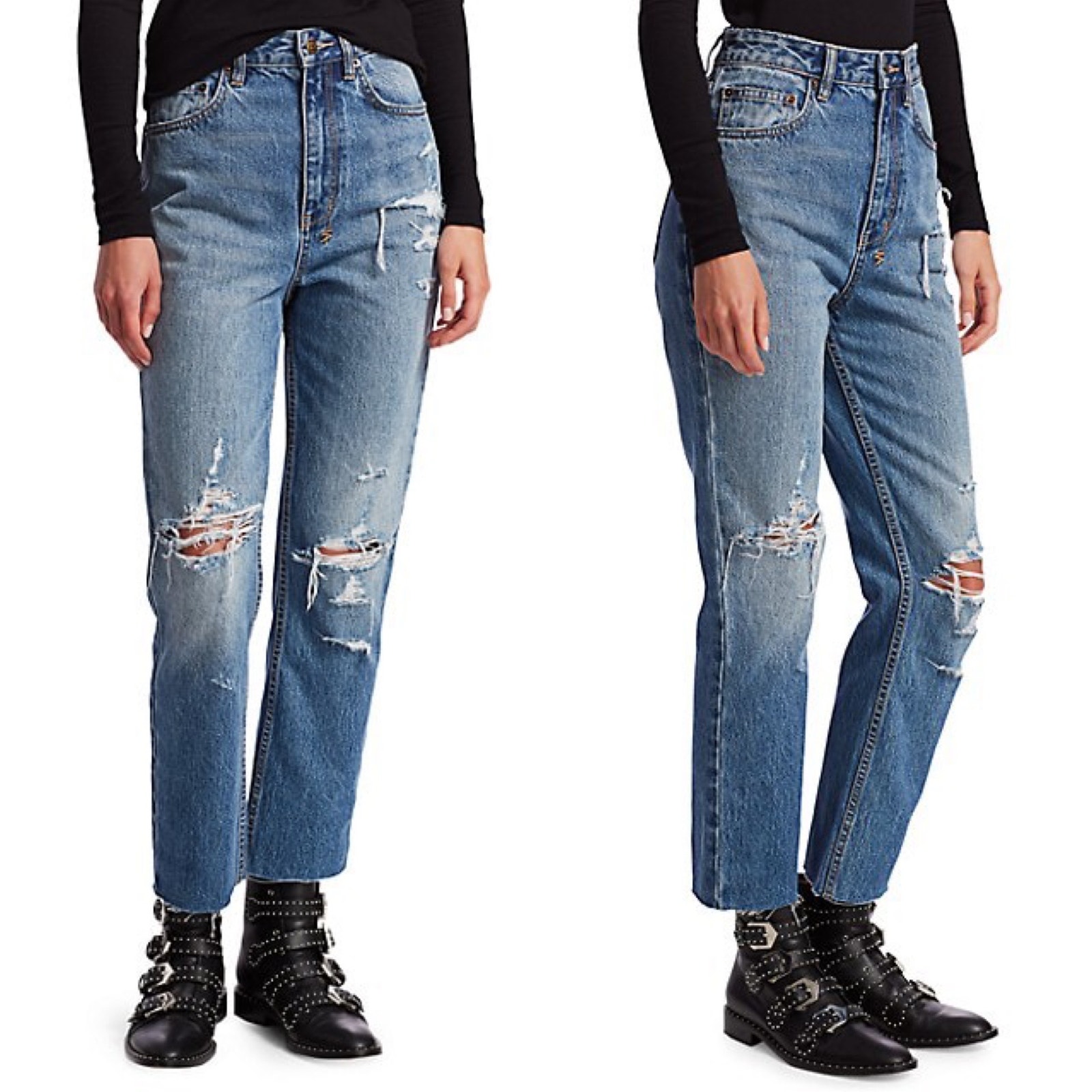 KSUBI Chlo Wasted Klub Distressed Jeans Trashed