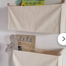 Hanging storage baskets