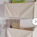 Hanging storage baskets