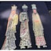 Rare 1920’s 3 Wise Men Christmas Nativity Wood Carved 23” Tall Flat Back